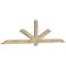 Ekena Millwork Kennewick Rough Sawn Timber Gable Bracket, Douglas Fir, 96"W x 24"H x 2"D x 4"F, 6/12 Pitch GBW096X24X0204KEN00RDF - alternate 2